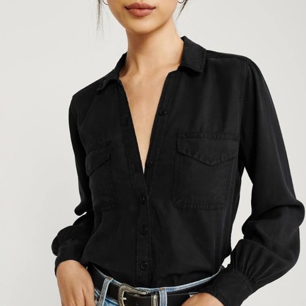 Abercrombie & Fitch Long Sleeve Utility Top